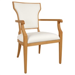 Madison Non-Stacking Wood-Look Metal Chair